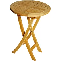 Zebra Technologies Zebra Poker Klapptisch Ø50 cm Teak Braun (AR2311-S)