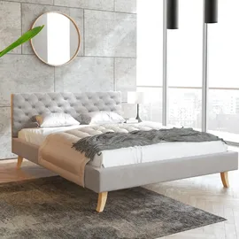 Fdm ZUZA 180 x 200 cm Grau