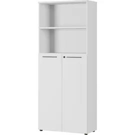 Germania Büromöbel-Set GERMANIA "GW-Agenda", grau (lichtgrau, graphit), Holzwerkstoff, Arbeitsmöbel-Sets, Büromöbel-Set