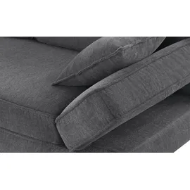 bobb Schlafcouch Flachgewebe 2-Sitzer Grau