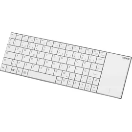 Rapoo E2710 Wireless Keyboard mit Touchpad DE weiß (16197)