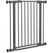 hauck Treppenschutzgitter Clear Step 2 75-80 cm Dunkelgrau