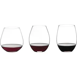 RIEDEL Serie RIEDEL O Set THE KEY TO WINE mit 3 Rotwein-Tumblern