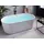Beliani Havana freistehende Badewanne 170 x 80 cm (220 l)