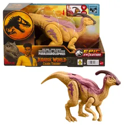 Jurassic World Wild Roar Parasaurolophus Dinosaurier Actionfigur-Spielzeug, Leuchteffekt und Geräusche