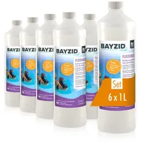 BAYZID® 6x 1 L Flockungsmittel flüssig für Pools
