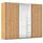 Rauch Schwebetürenschrank SCALE-WOOD 271 x 223 x 68 cm Beige/Braun
