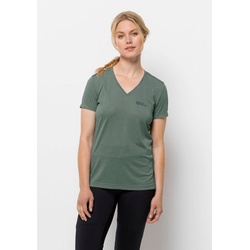 Jack Wolfskin V-Shirt CROSSTRAIL T WOMEN grün XS (34)