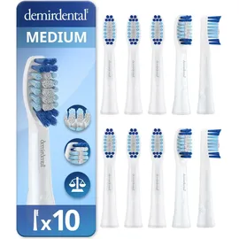 demirdental Aufsteckbürste Medium Clean 10 St.