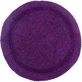 Homescapes Badematte Lila Ø 80 cm
