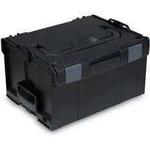BS Systems Sortimentskasten Kunststoff 442 x 357 x 253 mm Schwarz/Transparent