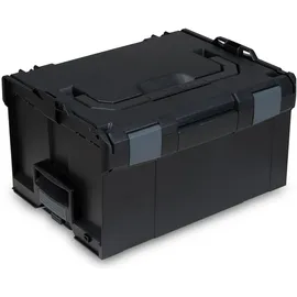 BS Systems Sortimentskasten Kunststoff 442 x 357 x 253 mm Schwarz/Transparent