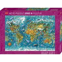 Heye Puzzle Map Art Miniature World (29983)