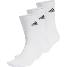 adidas Cushioned Crew Socken 3er Pack White / Black 28-30