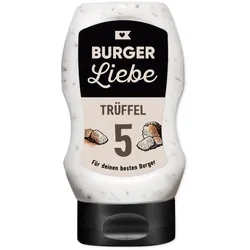 BURGER LIEBE Burgersoße - Trüffel Mayo - 300ml - vegan - ohne Konservierungsstof...