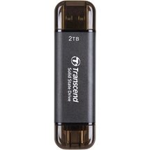 Transcend 2TB USB 10Gbps ESD310 Portable SSD Solid State Drive TS2TESD310C Black