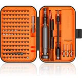 Präzisionsschraubendreher-set, 150-in-1-elektronik-werkzeugset Mit 120 Magnetischen Schraubendreherbits Und 30-bit-set, Praktisches Reparaturwerkzeug, Orange