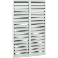 Stumpf metall Schubladenschrank Serie STS 410, 34 Schubladen lichtgrau