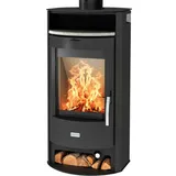 FIREPLACE Heathus Parma Stahl, Tee- und Holzfach 84654603-0 schwarz