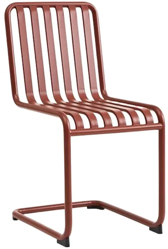 Hay Palissade Cantilever Outdoor Stuhl Iron Red