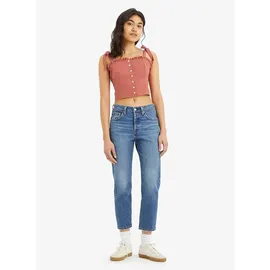 Levi ́s ® Levi's 501 Crop Jeans in mittelblau mit 7⁄8 Länge-W28 / L26