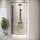 Badplaats Duschwand Rizani 80 x 200cm Glas Duschabtrennung Schwarz - Walk-In Dusche Nano Duschtrennwand
