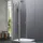 Hüppe Design pure Schwingtür mit Festfeld links 80 x 210 cm silber/transparent 8P1713087321