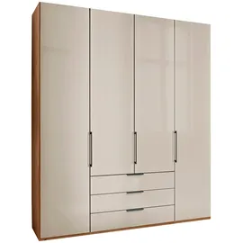Wiemann Falttürenschrank Monaco 197,4 x 236 x 58 cm Beige/Braun