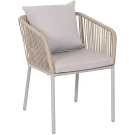 Mendler HWC-N41 Gartenstuhl 55 x 75 x 55 cm grau 2 St.