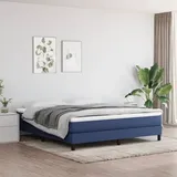 vidaXL Taschenfederkernmatratze Stoff 180 x 200 cm blau