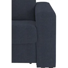 Home Affaire Schlafsofa »Roma Matratzenhöhe 14 cm« Dauerschlaffunktion, mit Unterfederung, Lattenrost, Matratze blau