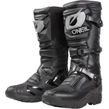 O'Neal | Motocross-Stiefel | MX Enduro | Innerer Knöchel-, Fuß- & Schaltzonenschutz, Perforiertes Innenfutter | Boots RSX Adventure V.24 | Erwachsene | Schwarz | Größe 47