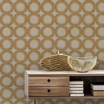Sublime Vliestapete Harmony 10 m x 52 cm Beige-Gold
