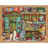 Design Works Crafts Kreuzstich Stickpackung Papas Garage, Zählmuster