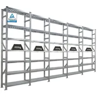 Proregal Fachbodenregal Proximo Stecksystem 250 x 450 x 32 cm, Freizeit, Heimwerken, Werkstatt, Schwerlastregale