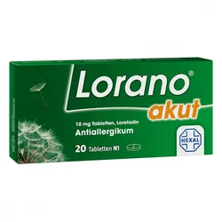 Lorano® akut - Loratadin für Deine Allergiesymptome