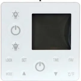 Wiltec Infrarot Deckenheizung 660W 108x63x3,5cm Infrarotheizung LED Heizung mit Thermostat