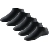 SCHIESSER Herren, Sneakersocken "Bluebird", Baumwollmix Schwarz 39-42,