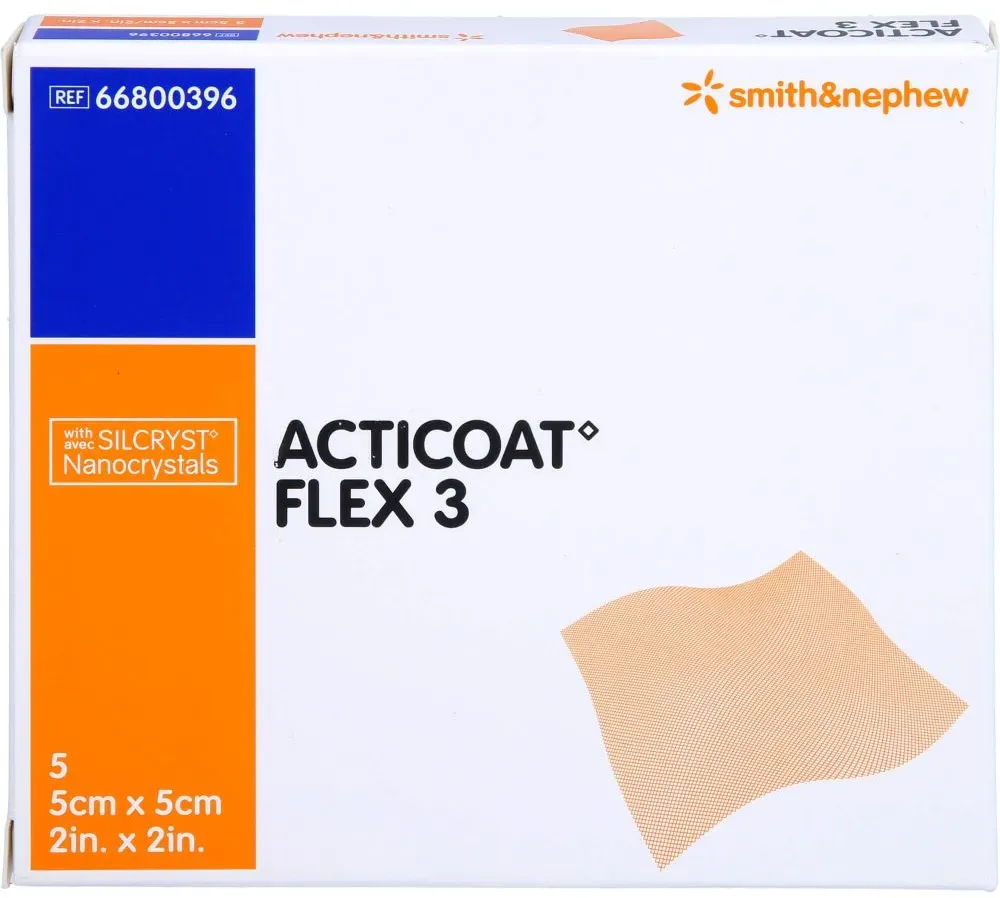ACTICOAT Flex 3 5x5 cm Verband 5 St