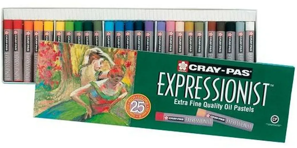 Satz weiche Pastellkreiden Talens Sakura CRAY-PAS EXPRESSIONIST 25 Stücke Bunt