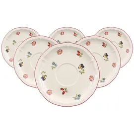Villeroy & Boch Frühstücksuntertasse 0,17 l Weiß 6 St.