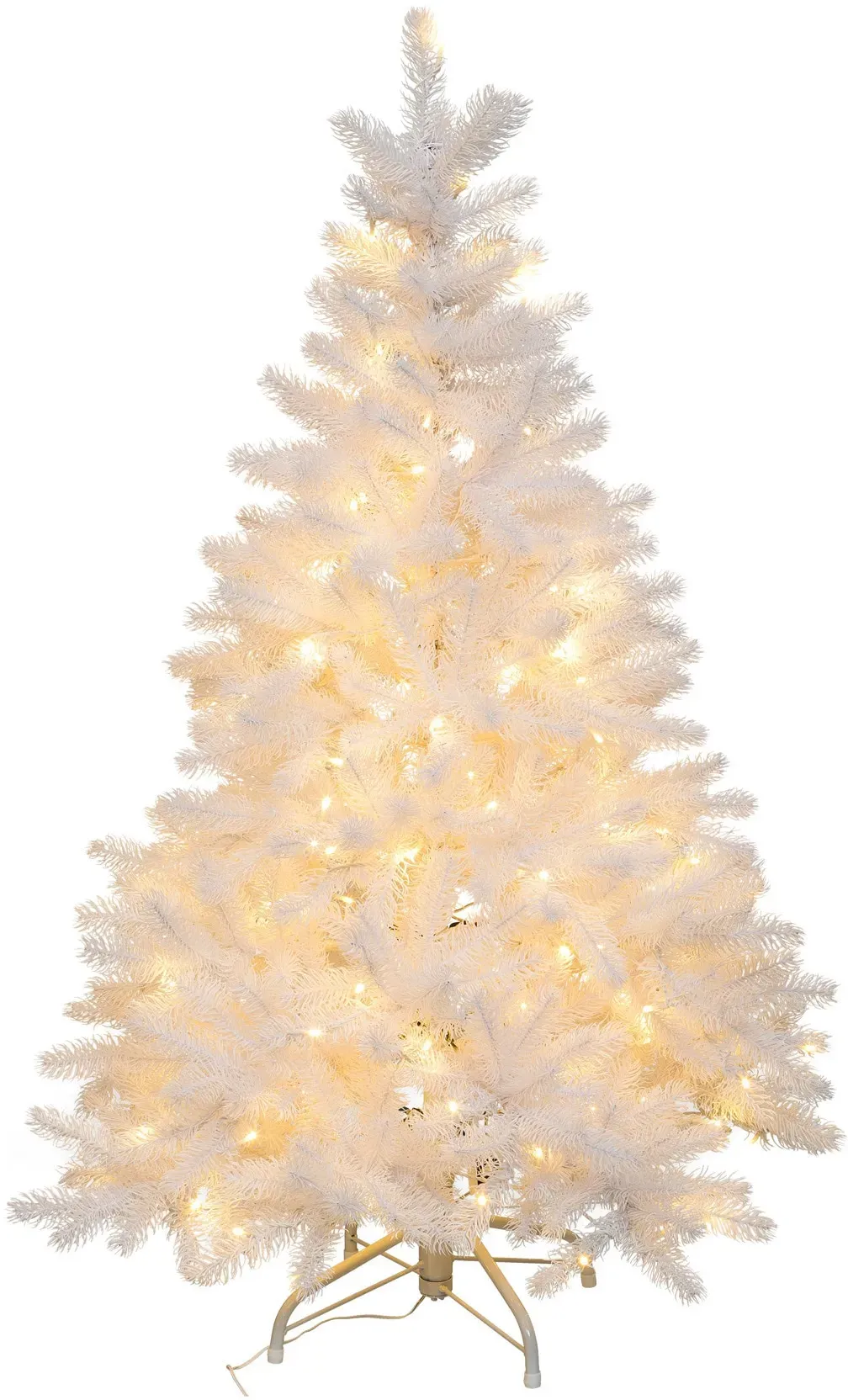 Künstlicher Weihnachtsbaum CREATIV LIGHT "Weihnachtsdeko, künstlicher Christbaum, Tannenbaum", weiß, H:120cm, Kunststoff, Weihnachtsbäume, Kunstweihnachtsbäume