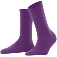 Falke Damen Socken Softmerino W So Wolle Baumwolle einfarbig 1 Paar, Rot Phlox 8067, 39-40