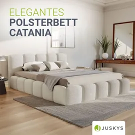 Juskys Catania 180 x 200 cm Beige inkl. Matratze