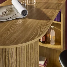 sweeek Bar-Tisch 120 x 55 x 100 cm Beige
