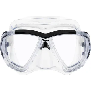 Cressi Tauchmaske big eyes, Klar/Schwarz, Einheitsgröße, DS261060