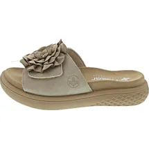 Rieker Pantolette Blume für Damen gold, Größe 38