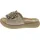 Rieker Pantolette Blume für Damen gold, Größe 38