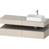 Duravit Waschtischunterschrank wandhängend „Qatego“ 160 × 60 × 55 cm