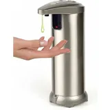 Automatischer Seifenspender Aus Edelstahl, Einstellbare Seifenstände, Berührungsloser Automatischer Seifenspender, Infrarot-bewegungssensor, Wasserdichte Basis,